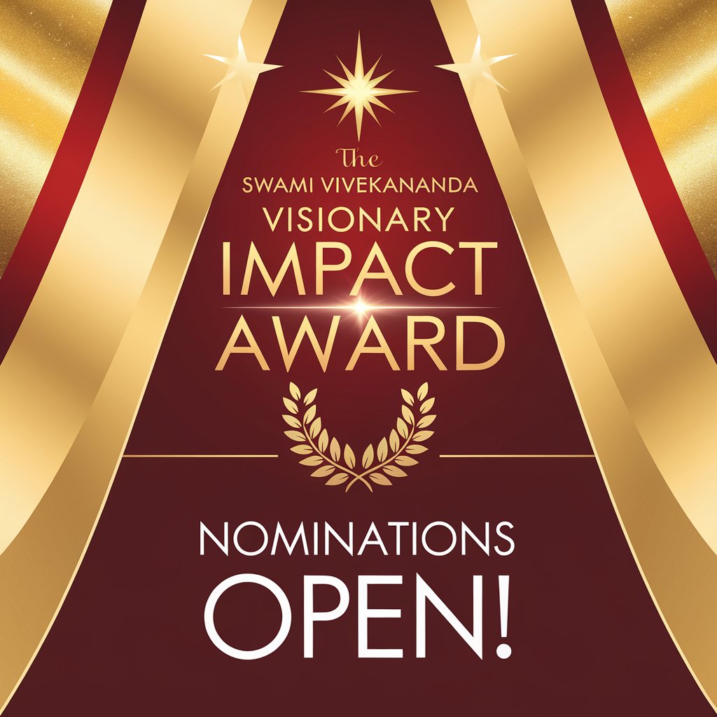 SWAMI VIVEKANANDA VISIONARY IMPACT AWARD